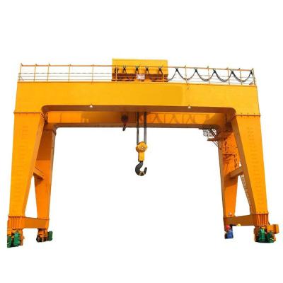 China Gantry Bridge Crane Double Girder Rail Mounted or Tire Crane for Precast Concrete Lifting and Moving Bridge Girder for sale