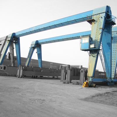 China Gantry Crane Customized Design 20 Ton 30 Ton 60 Ton Single Girder Gantry Crane With Mobile Trolley for sale