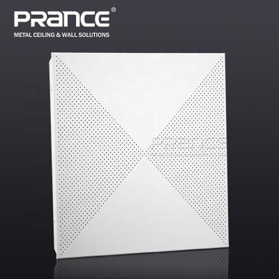 China Artistic Ceilings Shape Diagonal Perforated Aluminum Ceiling Materials for sale