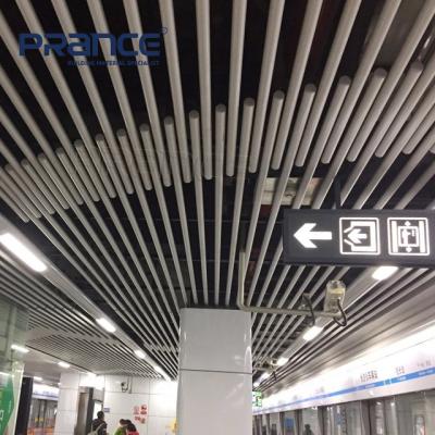 China Artistic Ceilings Aluminum Linear Ceiling Round Tube Ceiling for sale