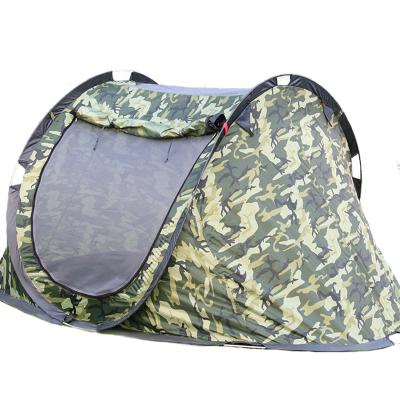 China Water Queer 2 Person Boat Type Tent Army Green Sun Block Automatic Quick Opening Portable Outdoor Camping Tent for sale