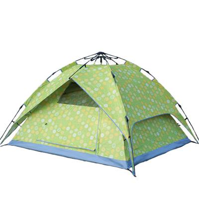 China Factory Direct Automatic Fast Water Queer Pop Up Tent Family Camping 3 To 4 People Waterproof Outdoor Tents for sale