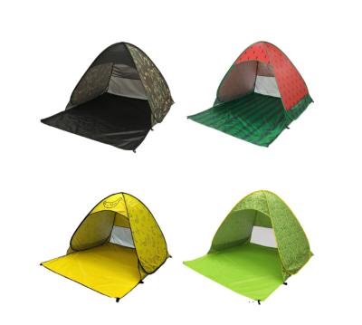 China Skip stype; UV coating; Wholesale Factory Front Door OEM/ODM Multicolor Pattern Sunshade Tent Wholesale High Quality Shade Pop Up Beach Tent for sale