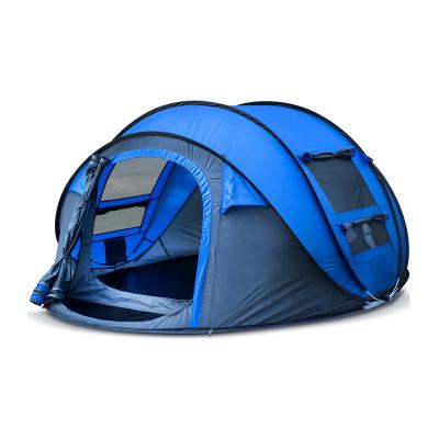 China Breathable Custom Logo Printing Portable Outdoor Beach Tent One Touch Easy Installed Automatic Pop Up Tents for sale