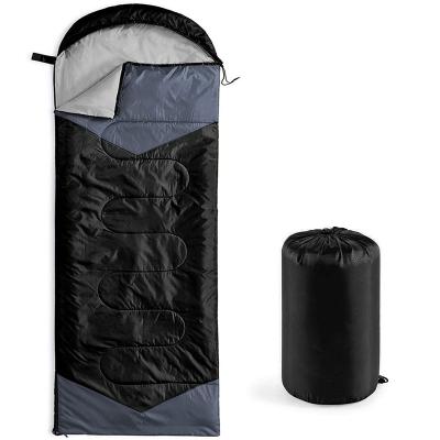 China Portable Ultralight Polyester All Season Thermal Summer Adults Winter Envelope Camping Ultralight Waterproof Single Rise Sleeping Bag for sale