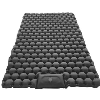 China Factory Wholesale Custom Inflatable Double Inflatable Mattress Sleep Ultralight Camping Moisture Proof Pad For Camping for sale