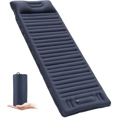 China OEM/ODM Extra Large Light Weight Camping Mat Durable Inflatable Beach Mat Waterproof Comfortable Warm Self Inflating Camping Equipment for sale