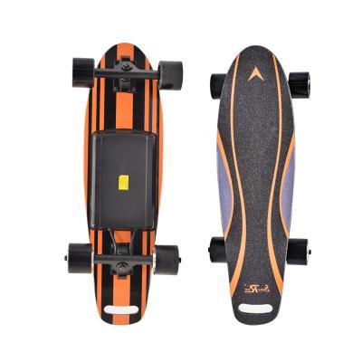 China Customized Wholesale Modern Maple Deck Skateboard Motor 300W Electric Cruiser Eskateboard For Beginners for sale