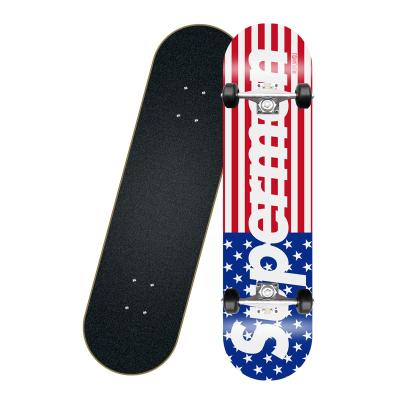 China Professional Skater Skateboards Standard 7 Layers Maple Decks Street Wood Outdoor Sport For Teens Adults Beginners for sale