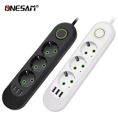 China Convenient Safety Eu Usb Power Sockets Cross-Border Power Strip Power Strips With Usb Ports for sale