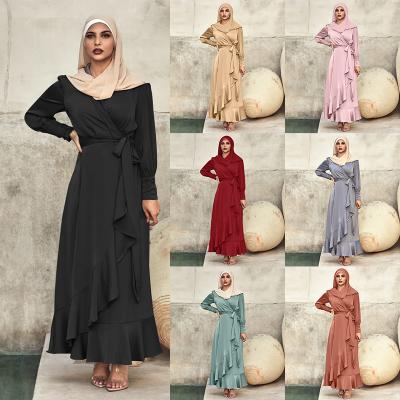 China Islamic Clothing Eid Hooded Muslim Women Hijab Dress Dubai Women Abaya Kaftan Long Dress Fashion Arabic Hijab Formal Casual Daily Long Eid Khimar Islamic Clothing for sale