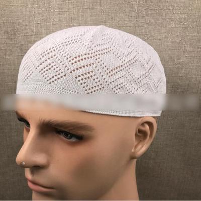 China Cotton Knit 100% Chemo Under Helmet Beanie Hats Kufi Hat Skull Cotton Skull Cap Tagiyya Gahfiyya 100% for sale