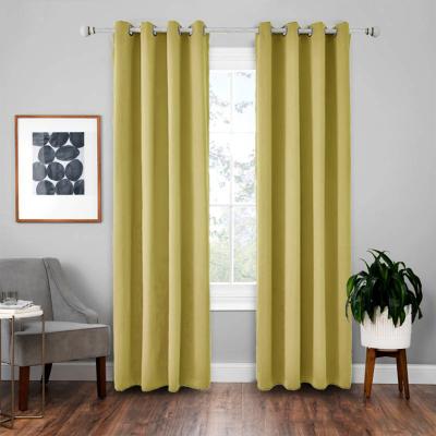 China Hot Selling Wholesale Hot Selling Luxury Tianyu Amazon Fashion Blackout Plug-and-Play Solid Curtain for Living Room for sale