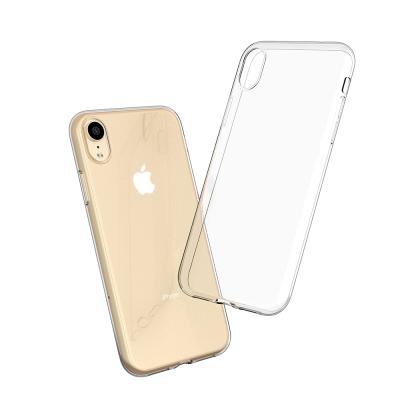 China Ultra Thin Transparent Silicon TPU Back Cover Soft Clear Phone Case For iPhone XR for sale