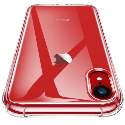 China Tpu XR Case Shock Absorption 4 Corners Cover Device Soft TPU Scratch-Resistant Case For iPhone XS for sale