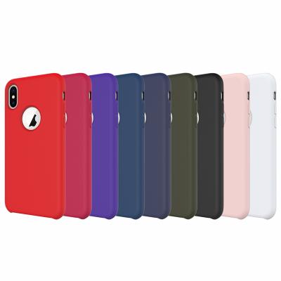 China PC+Silicone For iPhone 10 iPhone X Case Silicon Back Cover Mobile Phone Shell For Colorful Liquid for sale