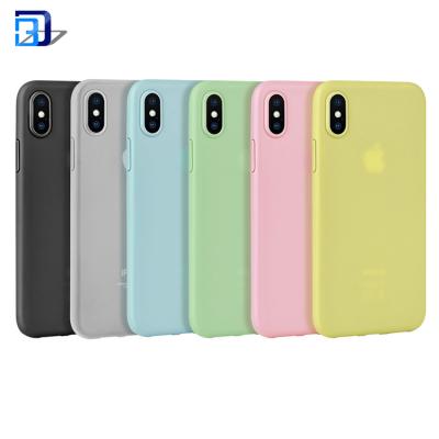 China Tpu For Apple iPhone 10 Case Candy Color Ultra Thin Silicone TPU Soft Back Cover Case For iPhone X for sale