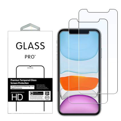 China Mobile phone for iPhone X xs xr ultra thin 2.5D 2.5D tempered glass screen protector max thin for iPhone 11 pro max for sale