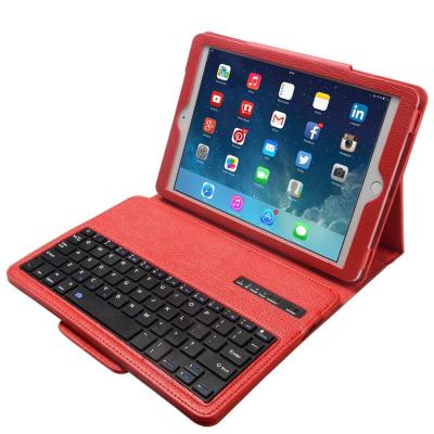 China Other Separate Keyboard Wireless Lychee Cover Full Cover Leather Tablet Case For Apple iPad 9.7 2018 for sale