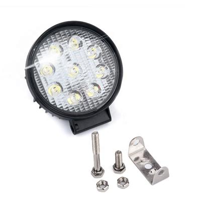 China Odm Universial 2021 12V -65v around 27W car work lamp car led work light 10.5*2 for sale