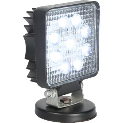 China Normal Light Fast /flashing Delivery Truck Headlight 10.5*2 27W Pure White Aluminum Material Led Work Light for sale