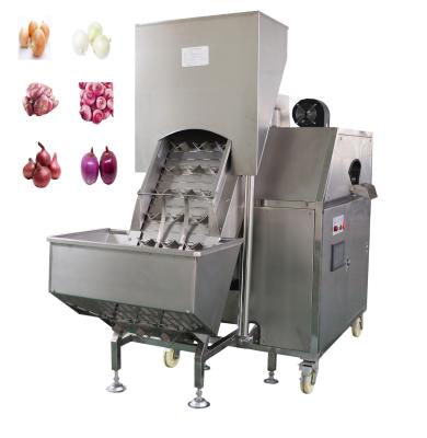 China High Efficiency Three Belts Onion Peeling Machine for sale