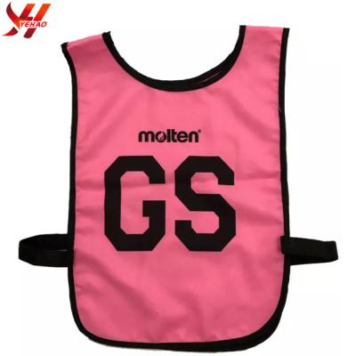 China Function Polyester Netball Bibs With Any Custom Color for sale