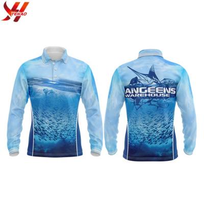 China Antibacterial OEM Sublimated Latest Design 2018 Quick Dry Long Sleeve Customize Tournament Fishing Shirts Fishing Tank Top for sale