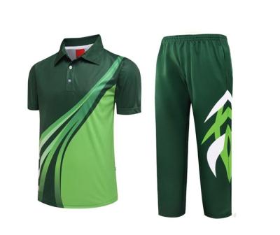 China 100% Custom Function Sublimation Polyester Cricket Promotion Shirt Polyester Cricket Shirt High Quality Dry Cool Mens Custom Cricket Wear for sale