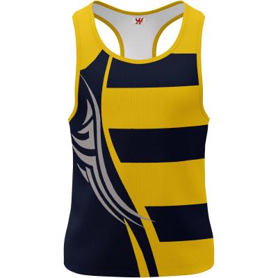 China 2020 Function Fresh Dry Polyester Sublimation Casual Comfortable Marathon New Running Custom Singlets Gym Singlets Smooth Tank Top for sale