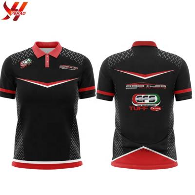 China Polo Shirt 100% Spandex Golf Uniform Shortsleeve Polo Shirt Summer Sublimation Polyester Breathable Workwear for sale