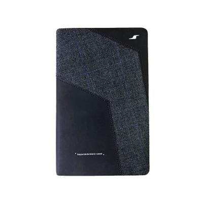 China Design Sense Leather Notebook Long Lasting Hard Cover Excellent Time Canvas Notebook Cover High Quality Notebook for sale