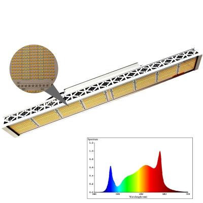 China Seed Starting New Gronet Greenhouse Full Full Spectrum Ppfd 600W High Spectrum Extra Lead Thin Horticulture Grow Light Led Bar for sale