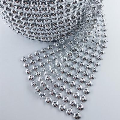 China Wholesale Flatback Clothing Accessories Dealing Accessories 12 Lines Heavy Duty Crystal Rhinestone Mesh Chain Decorations for sale