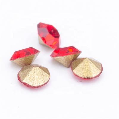 China Point back ss6 round shape clear stone crystal rhinestone point back wholesale for sale