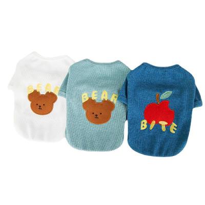 China Stocked Sales Clothes Available For Pets Small And Medium Dog Apparel And Summer Dog New Spring Apparel for sale