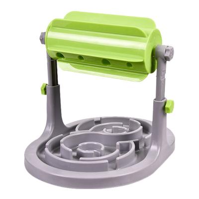 China Amazon Fun Pet Food Interactive Catapult Slow Feeding Sustainable Hot Selling Slow Feeding Dog Automatic Feeder for sale