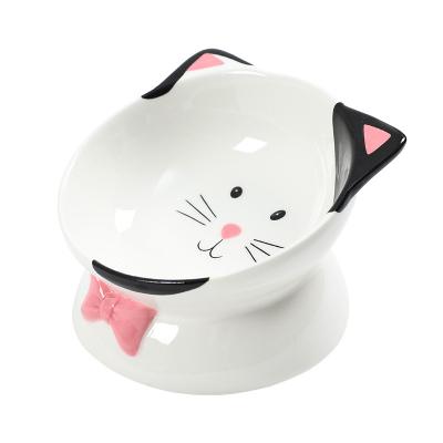 China 2022 New Design High Sustainable Dog Foot Cervical Vertebrae Protection Custom Cat Food Bowl Ceramic Dog Bowl for sale