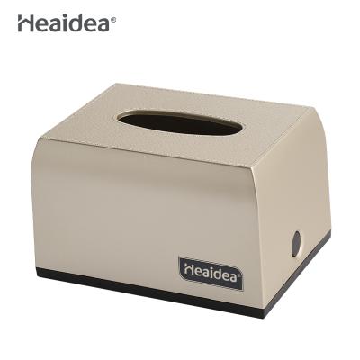 China Heaidea Premium New Arrival Minimalist Tabletop Counter Box Tissue Box High Quality Plastic For Home for sale