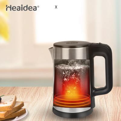 China 360 Degree Base Heaidea Stainless Steel Water Kettle Kitchen Appliances Rotating Electric Water Kettles for sale