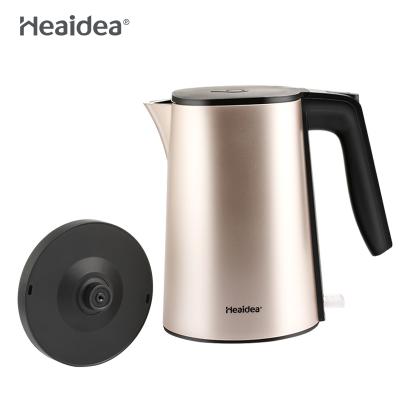 China 360 Degree Rotation Base New Popular Heaidea Design Stainless Steel Electric Kettle With Stable Performance 1.2L for sale