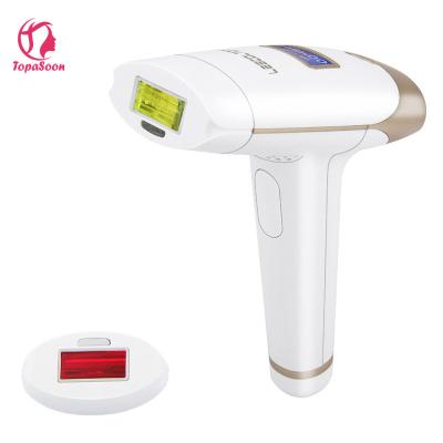 China T009i Hair Removal Facial Hair Remover 2 Replacement Heads 2-1 In 1 IPL 30000Shot Hair Removal for sale