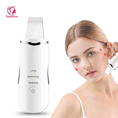 China Ultrasonic DEEP CLEANSING Vibrate Deep Cleansing Face Ultrsound Skin Scrubber for sale