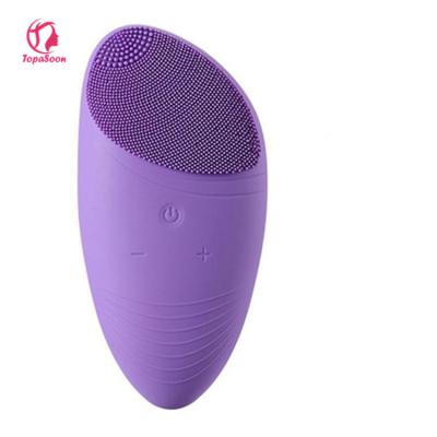 China DEEP CLEANSING Massage Face Cleanse Spinning Sonic Skin Silikon Oscillation Deep Cleanse Facial Cleansing Brush Manufacturers With Logo for sale