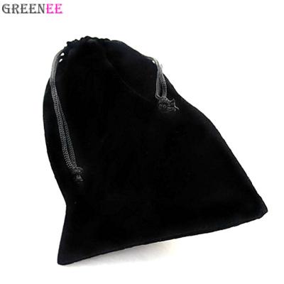 China Recyclable Recyclable Super Expensive Customized Velvet Gift Bags Drawstring Jewelry Pouches Candy Bags Wedding Favors for sale