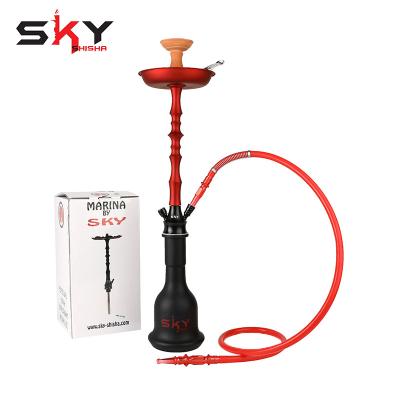 China Durable Wholesale Top Custom Logo Aluminium Alloy Smoking Shisha Hookah Hot Sale New Design Hookah for sale