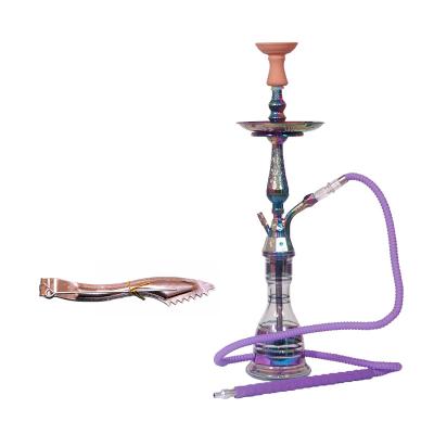 China Durable ODM/OEM Custom Color Big Size Tall Zinc Steam Handmade Wookah Shisha Hookahs With Acrylic Pipe for sale