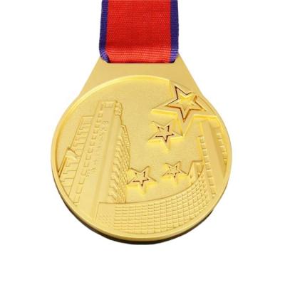 China Cheap High Quality Europe Custom Design High Polishing Running Metal Souvenir Sport Medal for sale