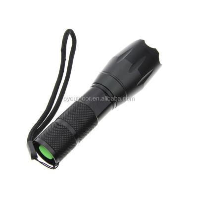 China Waterproof Camping 5 Modes Zoomable LED UV Flashlight for sale