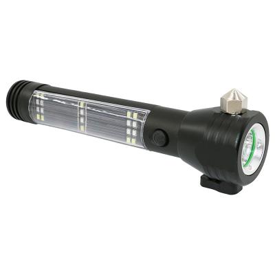 China 2020 New Industrial Solar 100% Escaped and Saved USB Led Flashlight for sale